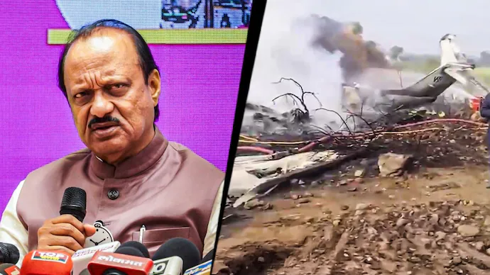Ajit Pawar emergency landing plane crash
