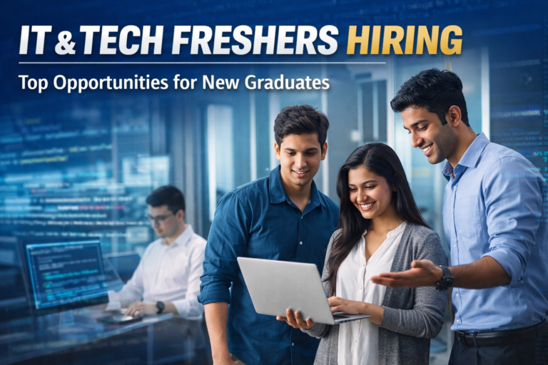 IT & Tech Freshers Hiring