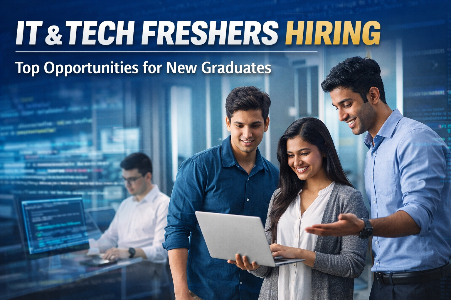 IT & Tech Freshers Hiring
