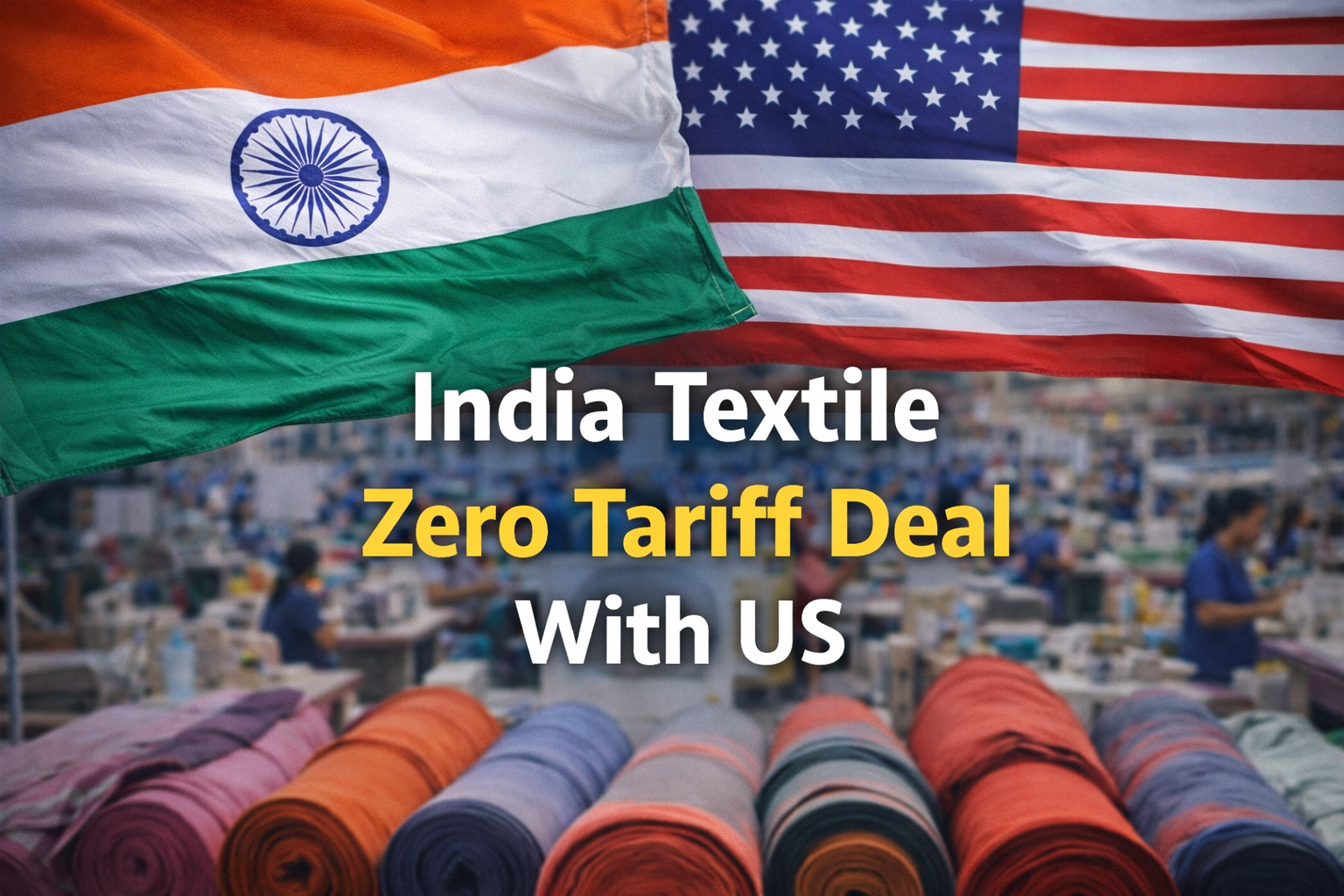 India Textile Zero Tariff Deal With US