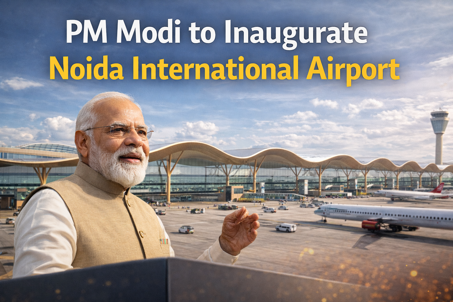 PM Modi to inaugurate Noida International Airport