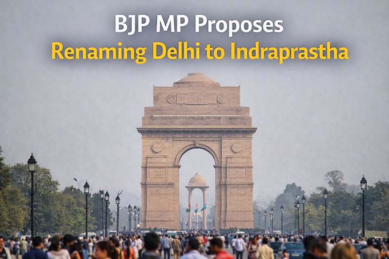 renaming Delhi to Indraprastha
