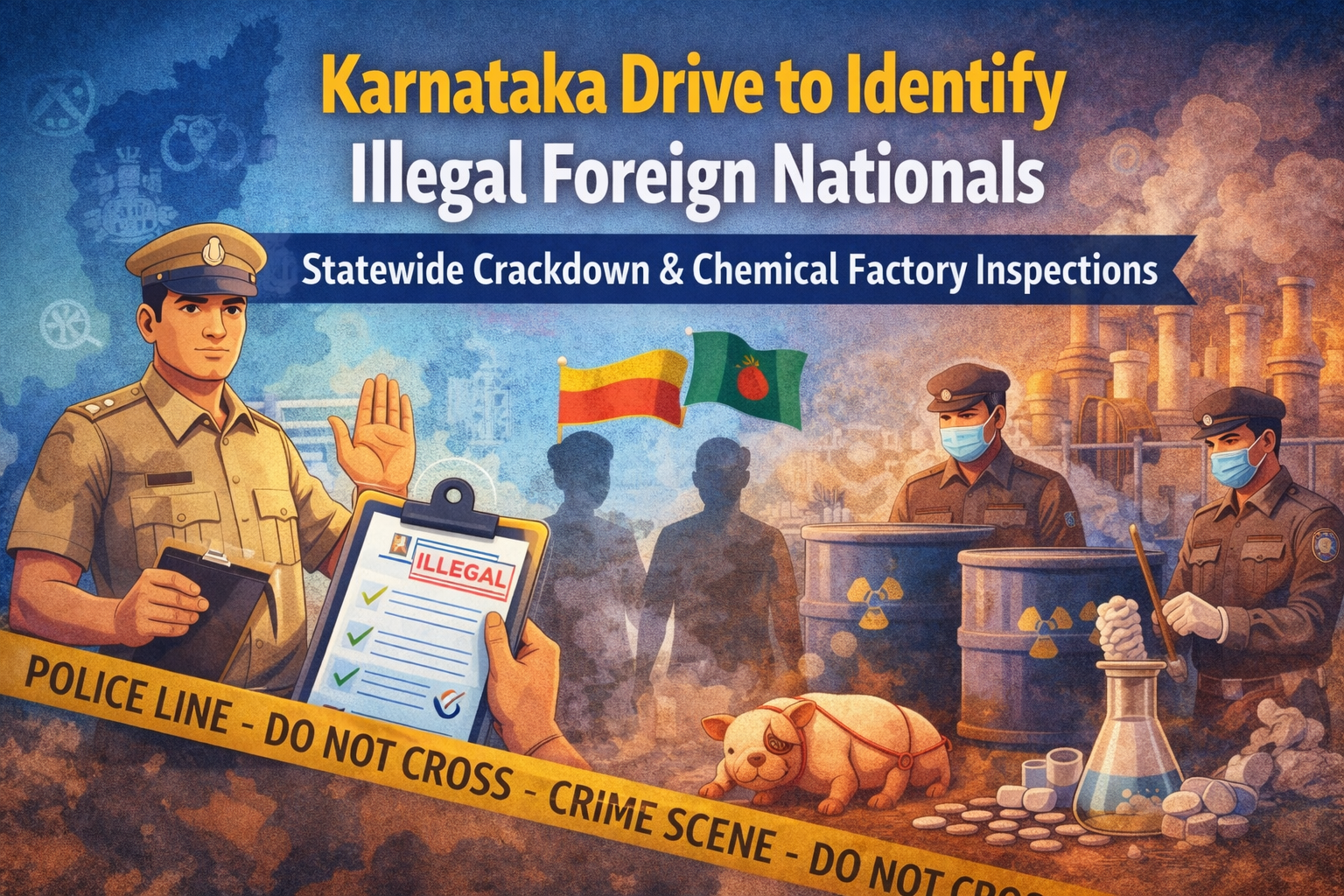 Karnataka drive to identify illegal foreign nationals