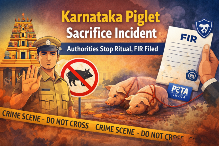 Karnataka piglet sacrifice incident