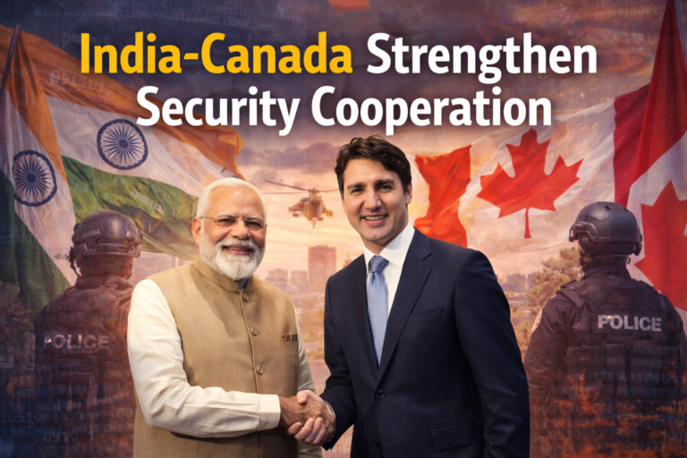 India-Canada strengthen security cooperation